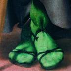 Les pieds de Saint-Antoine abbé Lorenzo Lotto, Retable du Saint-Esprit (1521). Bergame, église du Saint-Esprit. © Leemage/Electa.