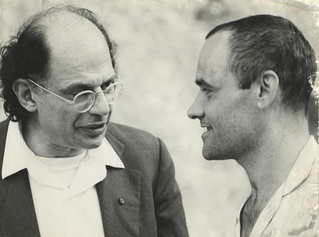 Simone Carella e Allen Ginsberg a Castel Porziano, 1979