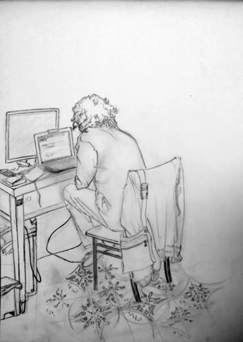 Disegno di Elena Ferrara Disegno di Elena Ferrara