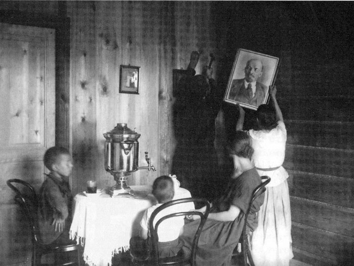 L’“angoletto leniniano” in una casa sovietica
