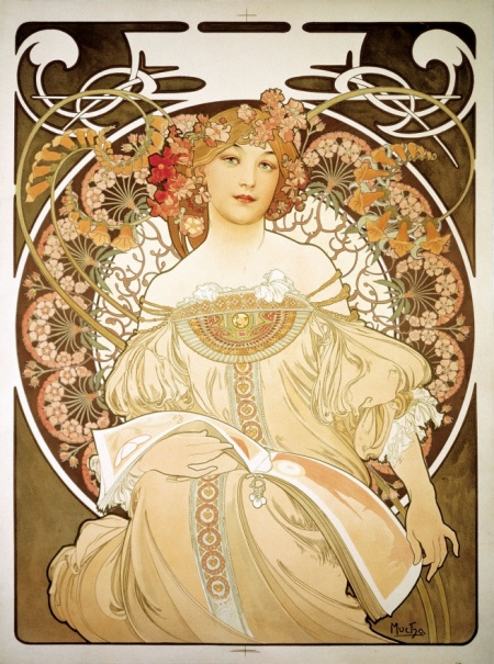 Alphonse Mucha, Rêverie, 1898