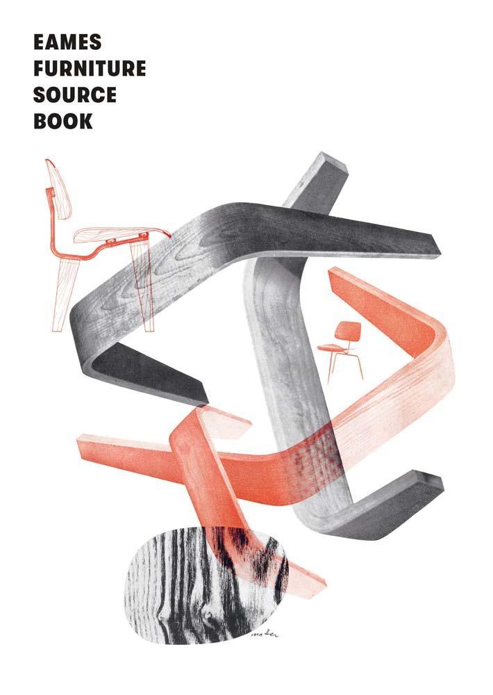 Jolanthe Kugler, The Eames furniture sourcebook, copertina del libro.