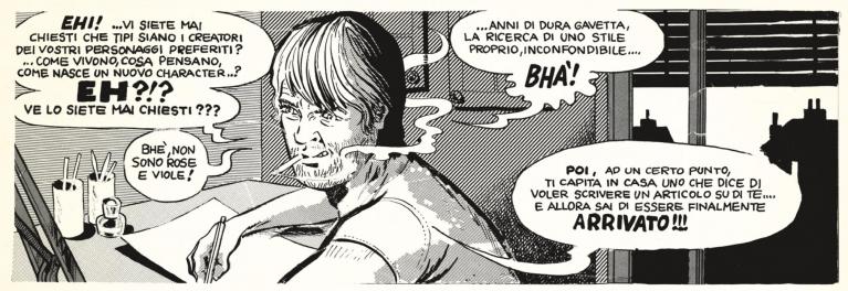 La vignetta di apertura della storia Il successo, da Incubi di provincia.