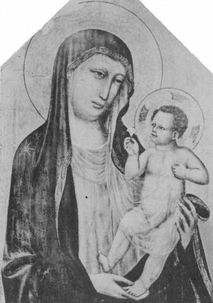 Lippo di Benevieni, Madonna con bambino, 1330, Firenze, Collezione Cosimo degli Alessandri.