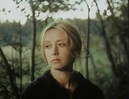 Un'inquadratura di Margarita Terekhova nel film Lo specchio, 1975.