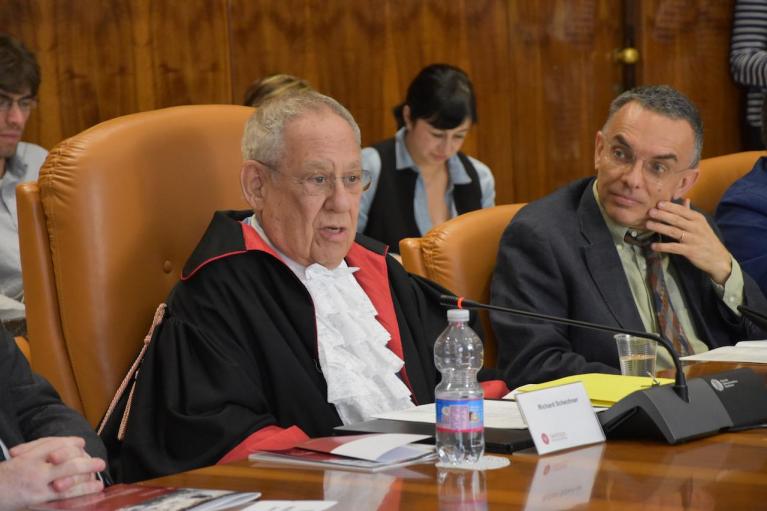 Schechner, Laurea honoris Causa all’Università di Roma La Sapienza, ph. di Stefania Sepulcri.