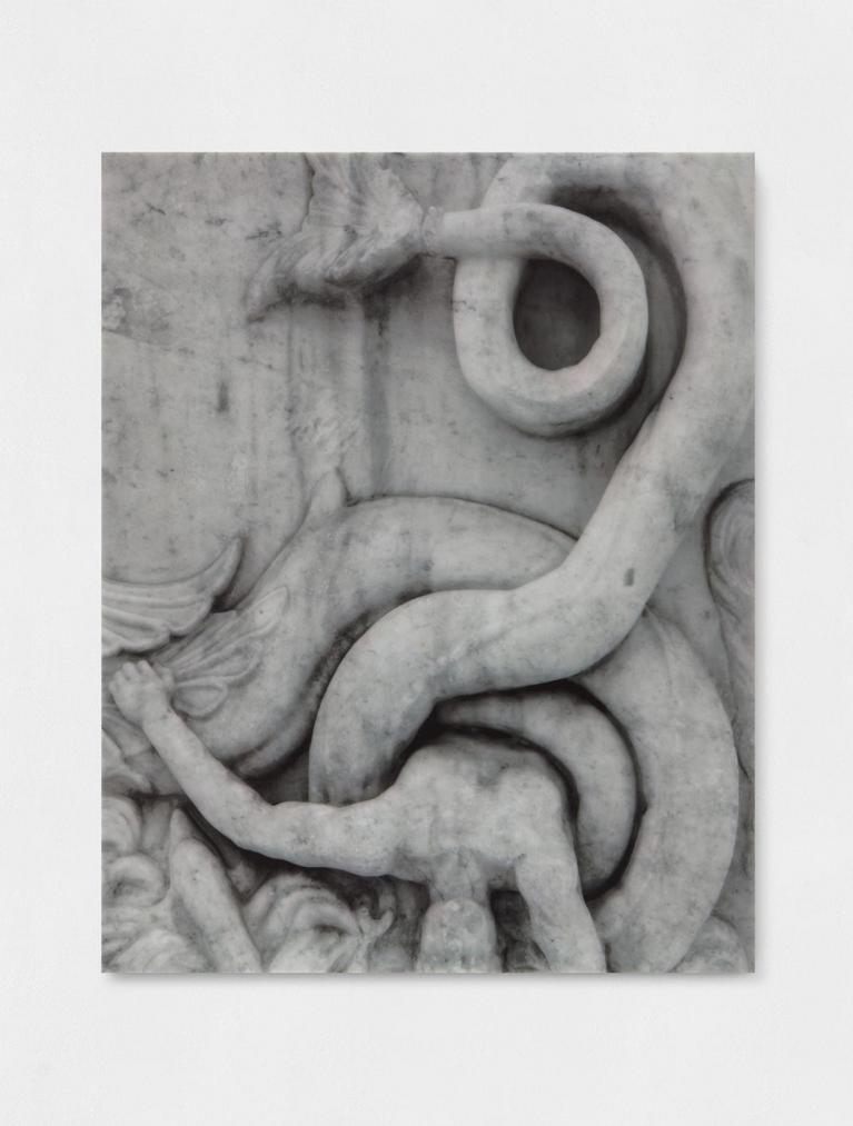 Untitled (9074), 2018 100 x 80 x 4 cm Fotografia stampata su marmo Su concessione del Ministero per i Beni e le Attività Culturali - Museo Archeologico Nazionale di Napoli.