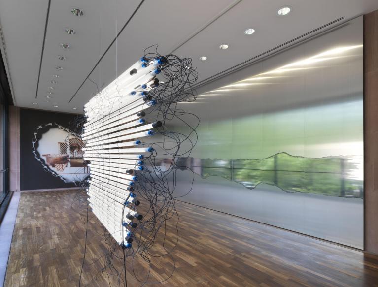 Monica Bonvicini, Lover’s Material Installation view at Kunsthalle Bielefeld, Bielefeld, 2021 Photo: Jens Ziehe; © Monica Bonvicini and VG Bild-Kunst