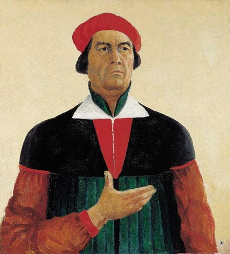 Kazimir Malevic, Autoritratto, 1933.