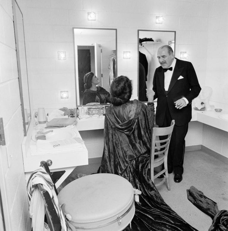 Con Shirley Verrett, alla prima del Macbeth a Washington.