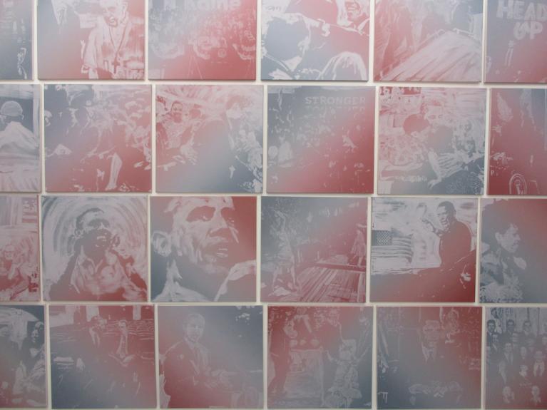 Rob Pruitt, The Obama Paintings, 2016.