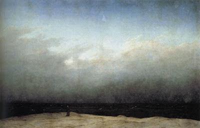 C.D. Friedrich, Monaco sulla spiaggia, 1809