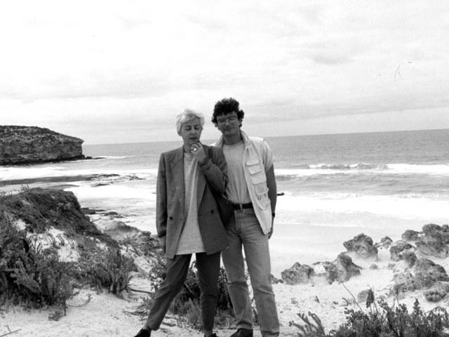 “Fabrizia Ramondino con Mario Martone”.