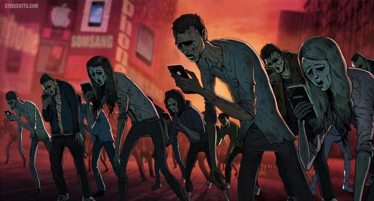 Illustrazione di Steve Cutts.