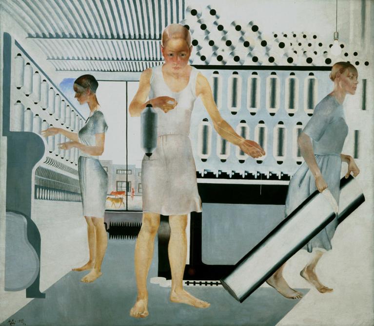 Aleksandr Dejneka, Lavoratrici tessili, 1927, Museo di Stato Russo, San Pietroburgo, Photo © 2016, State Russian Museum, St. Petersburg/DACS.