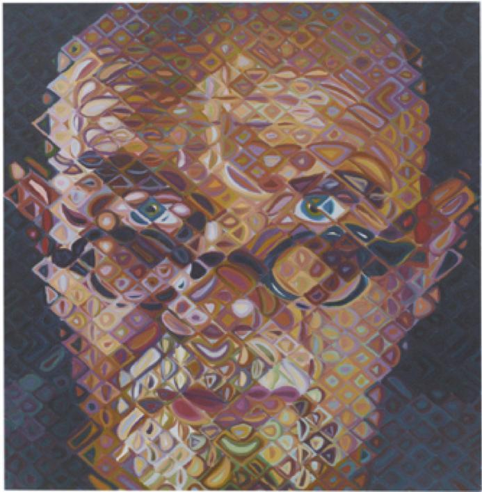 Chuck Close, Self portrait, 2010.