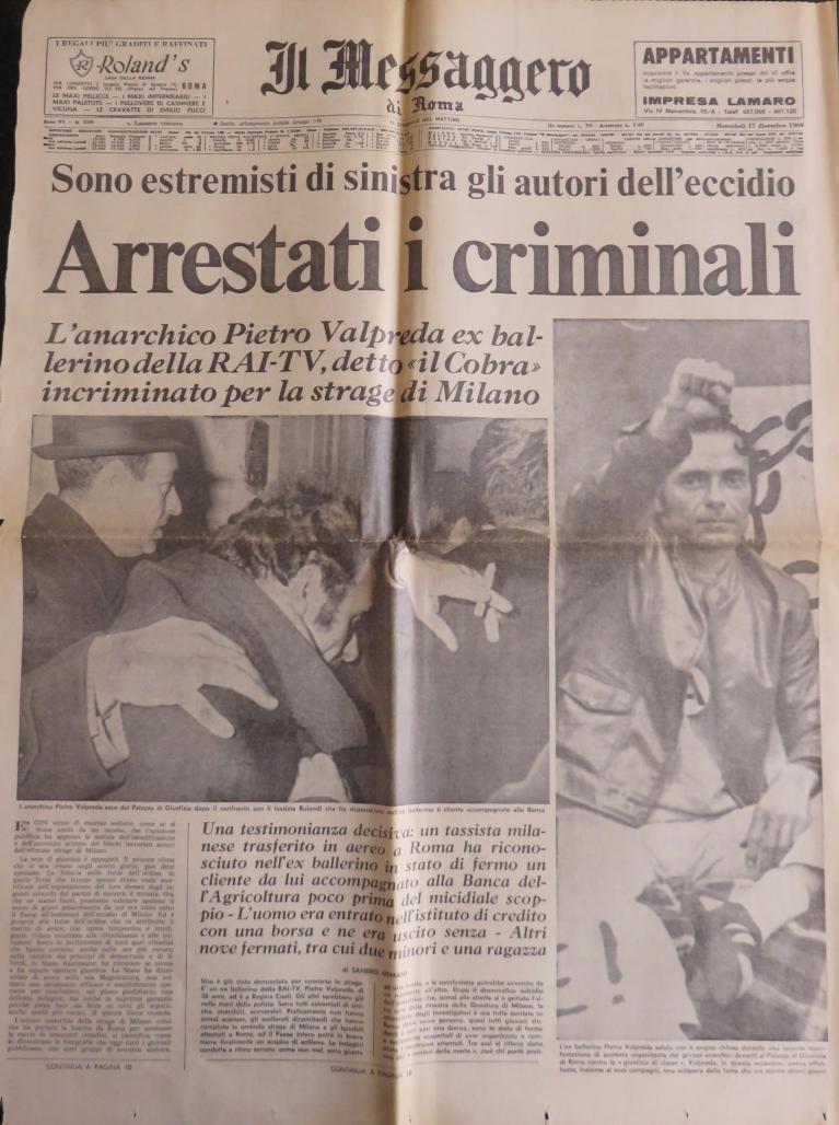 Impressionante la pavidità e il servilismo dell’intera stampa italiana, pronta a sbattere i mostri in prima pagina. Le poche voci di dissenso, da Piero Scaramucci a Camilla Cederna, saranno indagate e condannate per aver detto soltanto la piccola parte di verità che potevano intuire. Pagina vergognosa per la stampa e per la magistratura italiana.