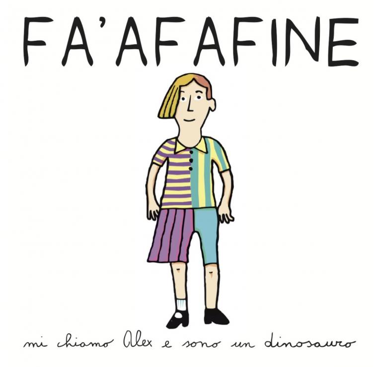Fa'afafine disegno per G. Luzzati e Teatri genovesi uniti contro la censura.