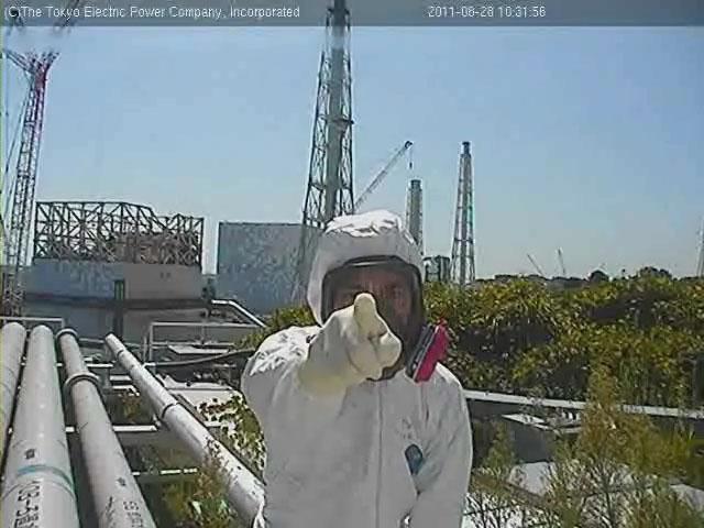 Finger pointing worker.