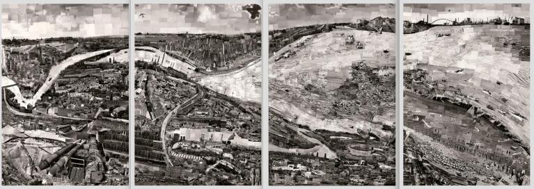Sohei Nishino, Pannelli Il Po, 2017 © Sohei Nishino.