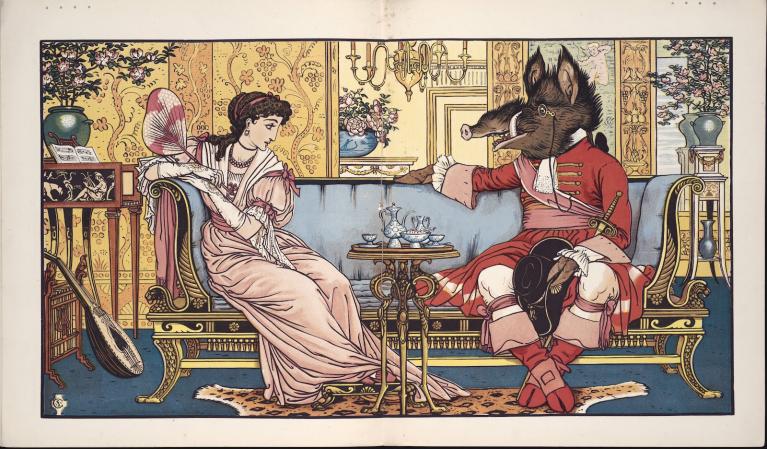 Jeanne-Marie Leprince de Beaumont, La Bella e la Bestia. Illustrazioni di Angela Barrett, Eleanor Vere Boyle, Walter Crane.