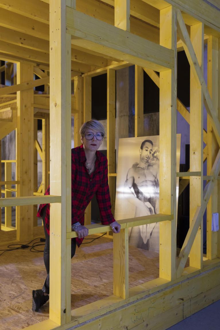 Monica Bonvicini, As Walls Keep Shifting, 2019. Portrait. Photo Andrea Rossetti. Courtesy OGR Torino.