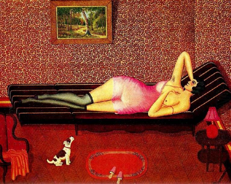 Dominique Peyronnet, Donna giacente. È l’immagine che appariva sulla copertina dell’edizione Oscar Mondadori del 1968.
