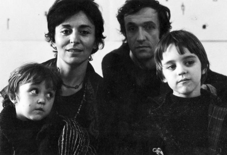 Annemarie Sauzeau, Alighiero, Matteo e Agata Boetti.