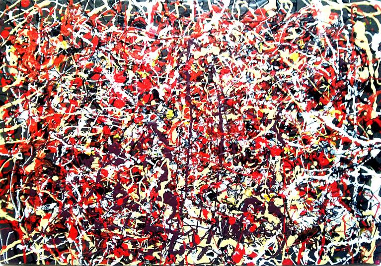 Opera di Jackson Pollock.