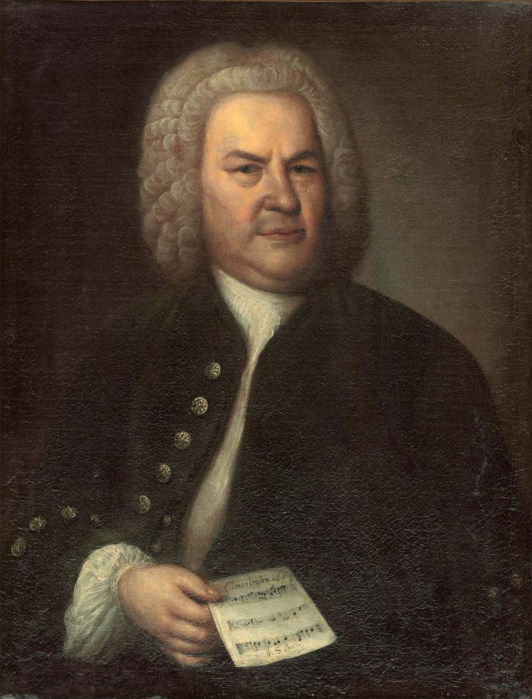 Elias Gottlob Haussmann, ritratto di J. S. Bach, olio su tela, 1746.
