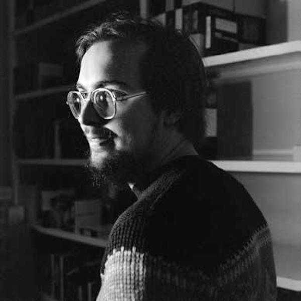 Bill Viola ai tempi di Art Tapes 22, Firenze, 1974.