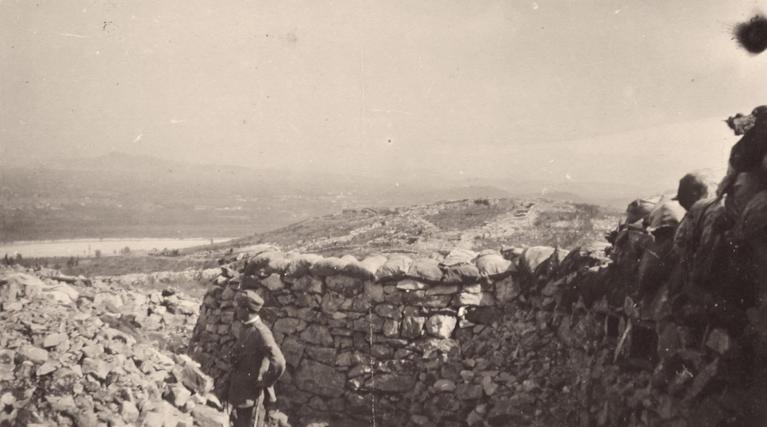 San Martino del Carso, agosto 1916 (Archivio Ministero della Difesa).