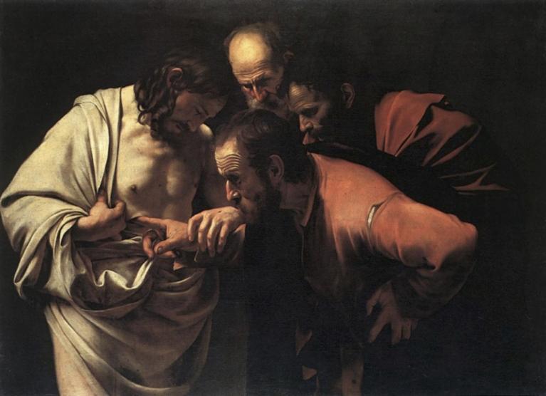 Caravaggio, L’incredulità di San Tommaso (1601-02)