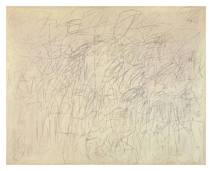 Cy Twombly, Academy, 1955.