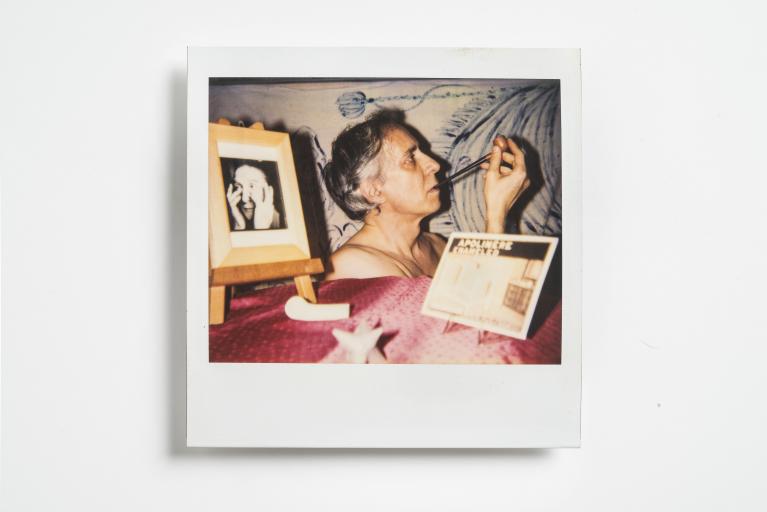 Rosa Foschi, 10x10 cm, Luca Patella, dis-enameled 1, 1989.