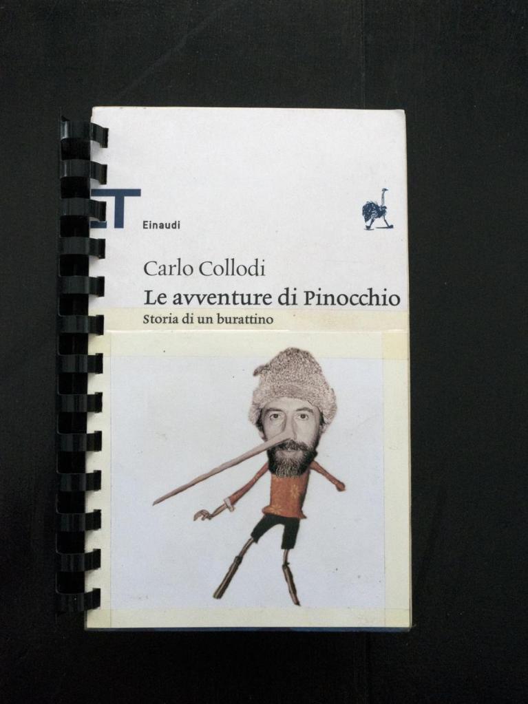Lorenzo Tricoli, (Altre) Avventure di Pinocchio, dummy, 2014-16, courtesy Archivio Lorenzo Tricoli.