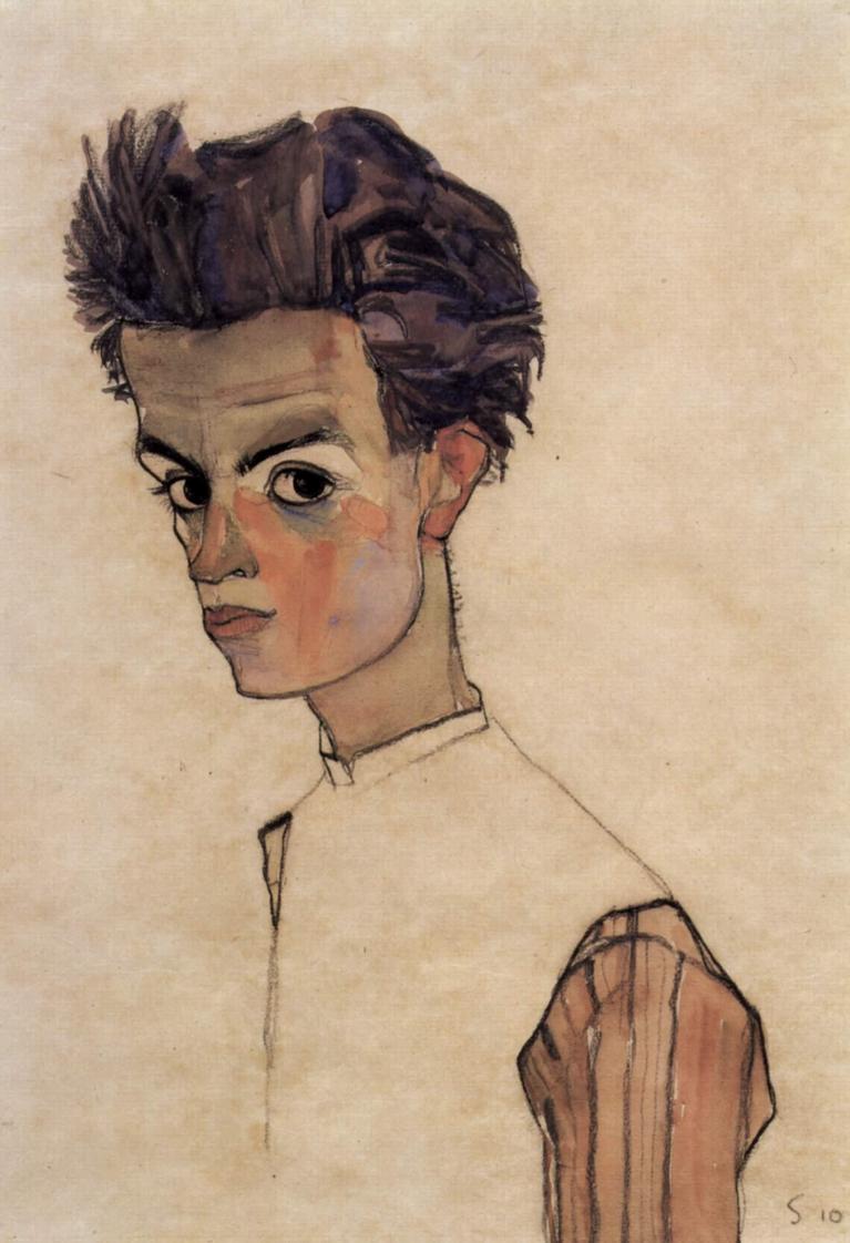 Opera di Egon Schiele.