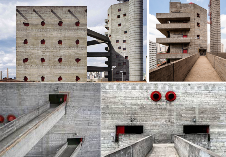 Lina Bo Bardi, SESC-Fábrica da Pompéia, San Paolo, 1977-1986.