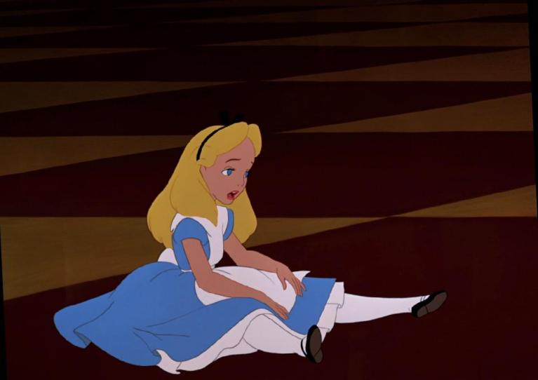 “Alice nel paese delle meraviglie”.