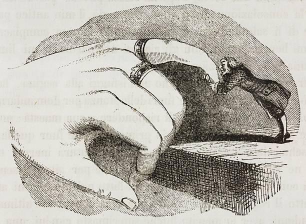 Illustrazioni di Grandville per “I viaggi di Gulliver”.