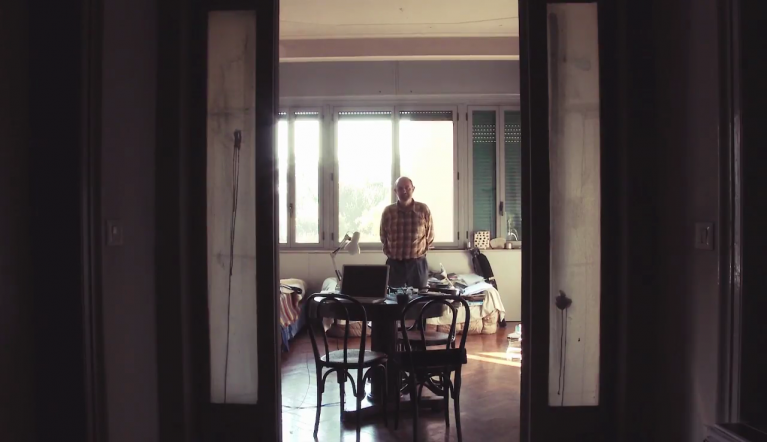 Francesco Ballo (dal film di Ilaria Pezone "France. Quasi un autoritratto", 2017).