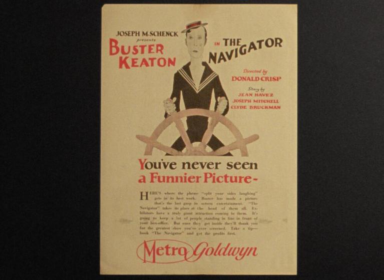 “The Navigator”, annuncio pubblicitario, “Exhibitors Trade Review”, 4 ottobre 1924.