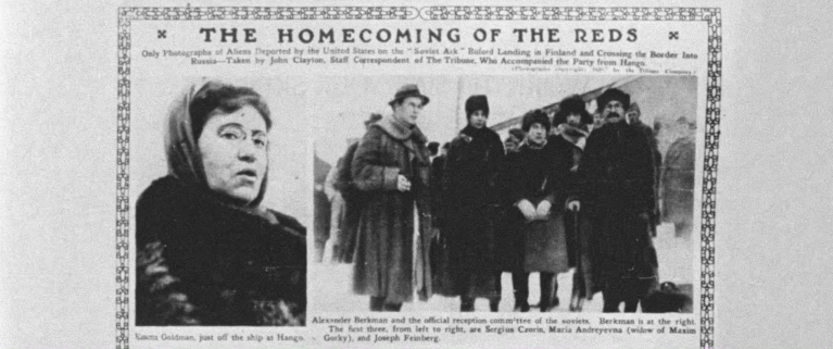 “The Homecoming of the Reds”, “Chicago Tribune”, 14 marzo 1920.
