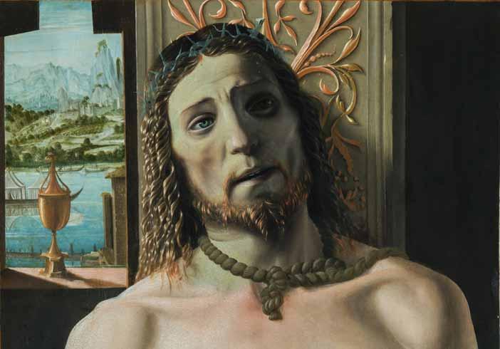 Donato Bramante, Cristo alla colonna (1480-90 ca.). Pinacoteca di Brera, Milano.