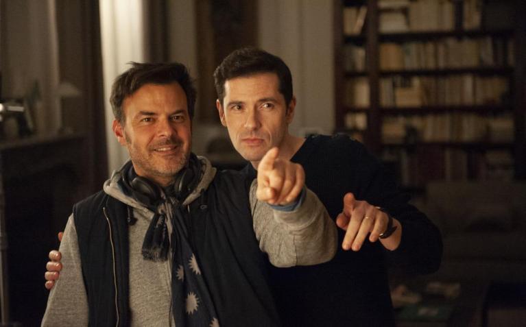 Da sinistra, François Ozon e il protagonista Melvil Poupaud.