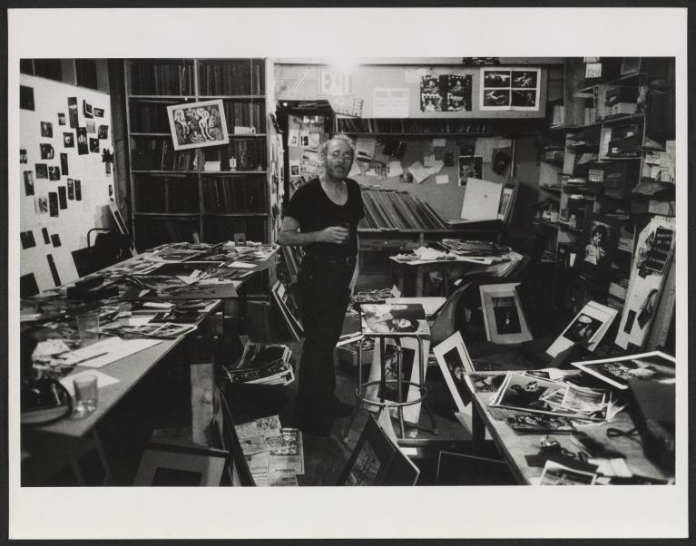 W. Eugene Smith in his workroom © Arnold Crane, "Portraits of the Photographers,", 1968-1969. Archives of American Art, Smithsonian lnstitution.