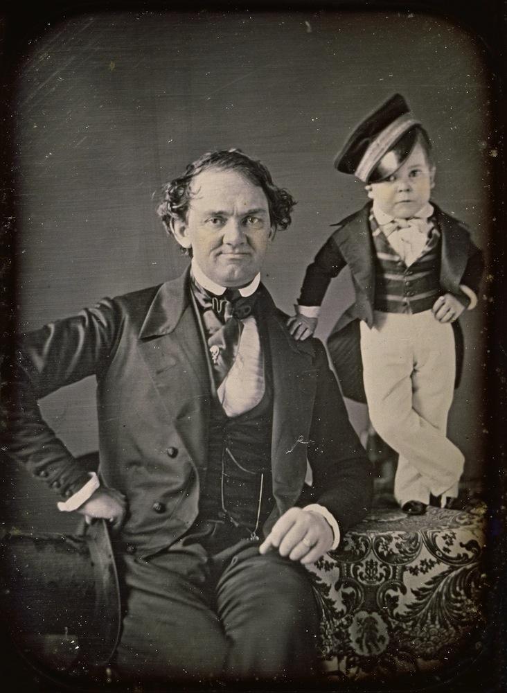 P.T. Barnum e Tom Thumb, 1850 ca.