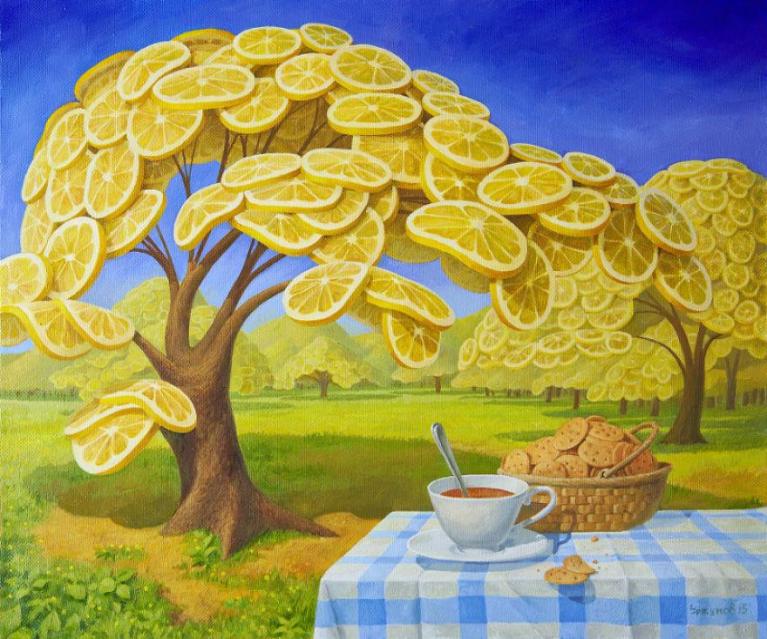 Vitaly Urzhumov, World Full of Lemons, 2016.
