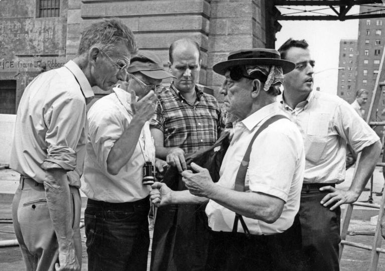 Samuel Beckett e Buster Keaton sul set di Film, 1964 (© Reading Bloom).