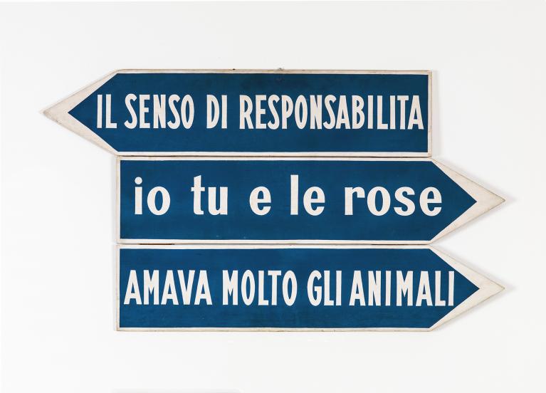 Ketty la Rocca, Segnaletiche, 1968.